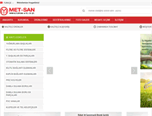 Tablet Screenshot of metsanyagmurlama.com